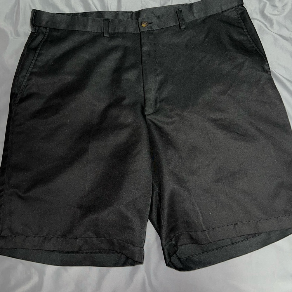 Black Haggar Golf Shorts
